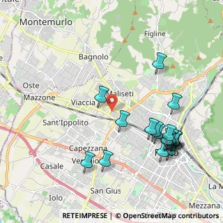 Mappa Via Montesanto, 59100 Prato PO, Italia (2.3725)
