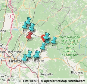 Mappa Frazione Villa, 50062 Dicomano FI, Italia (11.64467)