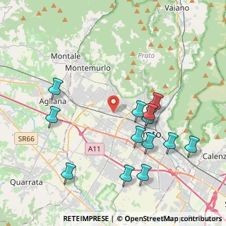 Mappa Via Nervesa della Battaglia, 59100 Prato PO, Italia (4.51462)