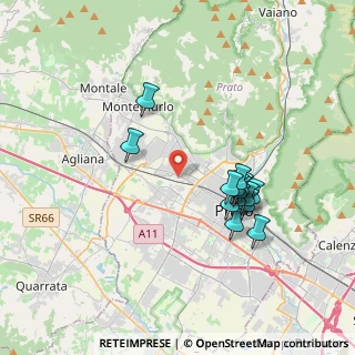 Mappa Via Nervesa della Battaglia, 59100 Prato PO, Italia (3.46571)