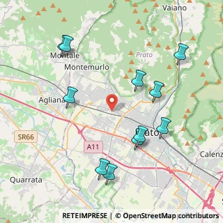 Mappa Via Nervesa della Battaglia, 59100 Prato PO, Italia (4.56182)
