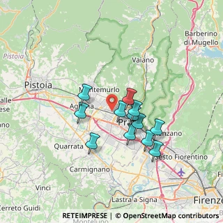 Mappa Via Nervesa della Battaglia, 59100 Prato PO, Italia (5.66083)