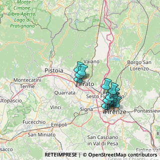 Mappa Via Nervesa della Battaglia, 59100 Prato PO, Italia (13.25)