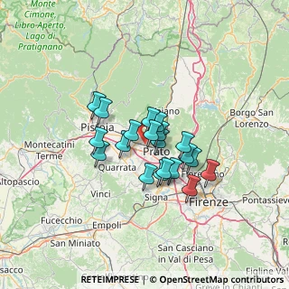 Mappa Via Nervesa della Battaglia, 59100 Prato PO, Italia (9.5735)