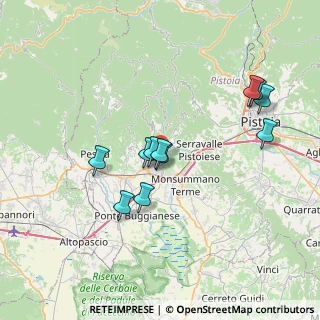 Mappa Via Amore, 51016 Montecatini Terme PT, Italia (6.75636)
