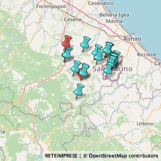 Mappa Via A. Manzoni, 47863 Novafeltria RN, Italia (10.965)
