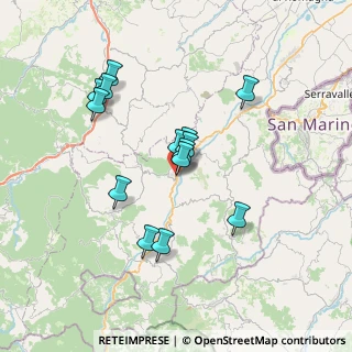 Mappa Via Alessandro Manzoni, 47863 Novafeltria RN, Italia (6.29714)