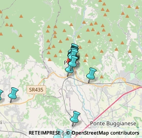 Mappa Viale Garibaldi, 51017 Pescia PT, Italia (3.98882)