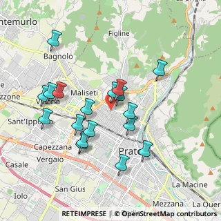 Mappa Via Metauro, 59100 Prato PO, Italia (1.81667)