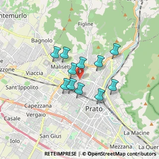 Mappa Via Metauro, 59100 Prato PO, Italia (1.28)