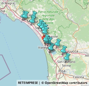 Mappa Via del Magazzeno, 55041 Camaiore LU, Italia (11.06938)