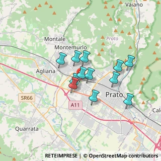 Mappa Via Valdingole e Fossetto, 59100 Prato PO, Italia (2.63583)