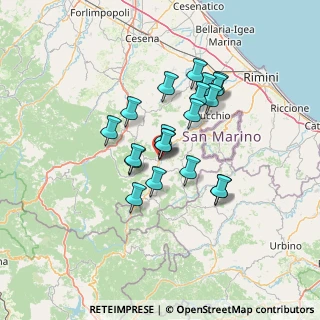 Mappa Via Superga, 47863 Novafeltria RN, Italia (10.7445)