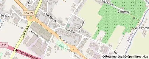 Mappa Agliana