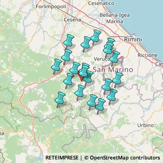 Mappa Via dello Sport, 47863 Novafeltria RN, Italia (11.0995)