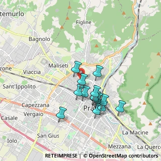 Mappa Via Enrico Toti, 59100 Prato PO, Italia (1.56714)