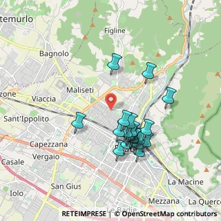 Mappa Via Enrico Toti, 59100 Prato PO, Italia (1.695)