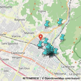 Mappa Via Enrico Toti, 59100 Prato PO, Italia (1.725)