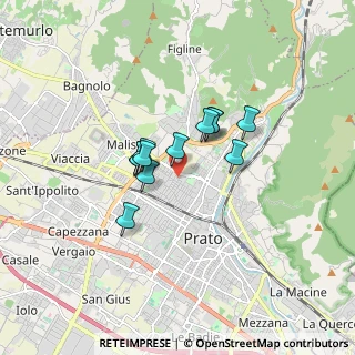 Mappa Via Enrico Toti, 59100 Prato PO, Italia (1.1475)