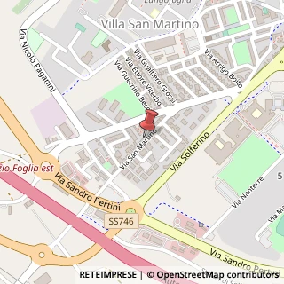 Mappa Via San Martino, 52, 61122 Pesaro, Pesaro e Urbino (Marche)