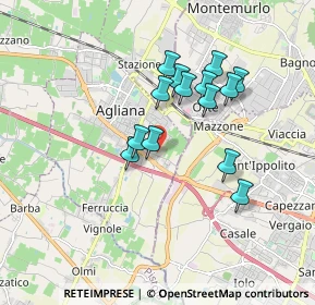 Mappa Via Otranto, 51031 Agliana PT, Italia (1.52214)