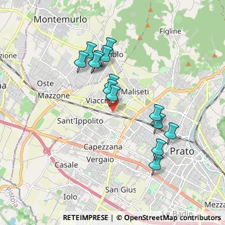 Mappa Via Dosso Faiti, 59100 Prato PO, Italia (1.74214)