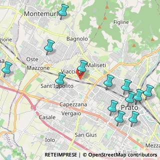 Mappa Via Dosso Faiti, 59100 Prato PO, Italia (2.72462)