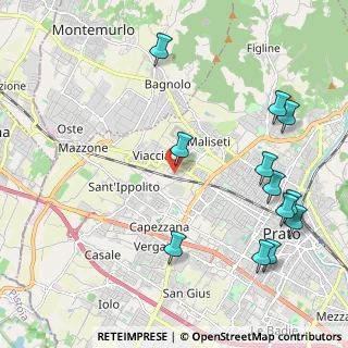 Mappa Via Dosso Faiti, 59100 Prato PO, Italia (2.65167)