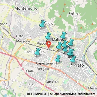 Mappa Via Dosso Faiti, 59100 Prato PO, Italia (1.58833)