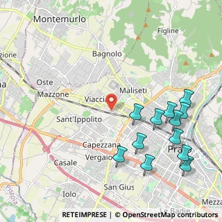 Mappa Via Dosso Faiti, 59100 Prato PO, Italia (2.57417)