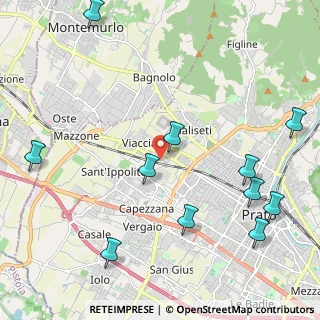 Mappa Via Dosso Faiti, 59100 Prato PO, Italia (2.75)