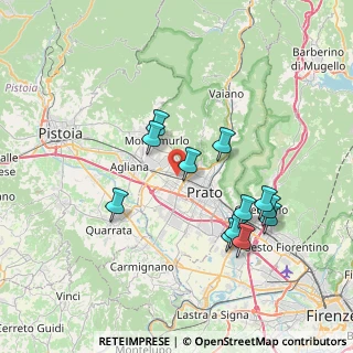 Mappa Via Dosso Faiti, 59100 Prato PO, Italia (7.28583)