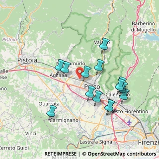Mappa Via Dosso Faiti, 59100 Prato PO, Italia (7.38143)