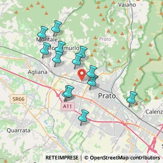 Mappa Via Dosso Faiti, 59100 Prato PO, Italia (3.51077)