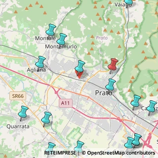 Mappa Via Dosso Faiti, 59100 Prato PO, Italia (6.86063)
