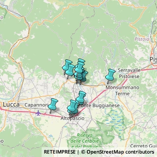 Mappa Via del Ponte dei Marchi, 51017 Pescia PT, Italia (4.584)