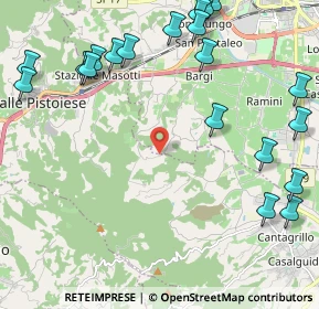 Mappa Via Collina di Vinacciano, 51034 Serravalle Pistoiese PT, Italia (2.944)