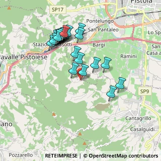 Mappa Via Collina di Vinacciano, 51034 Serravalle Pistoiese PT, Italia (1.8875)