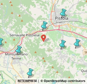 Mappa Via Collina di Vinacciano, 51034 Serravalle Pistoiese PT, Italia (6.90917)
