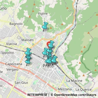 Mappa Via Pagli Rolando, 59100 Prato PO, Italia (1.4375)