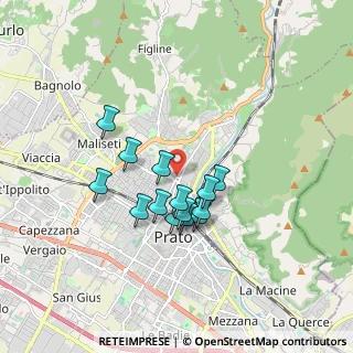 Mappa Via Pagli Rolando, 59100 Prato PO, Italia (1.39214)