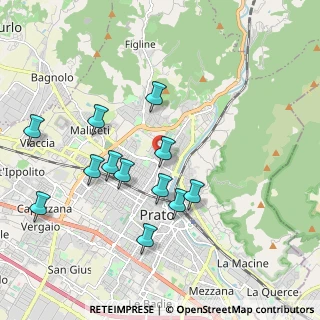Mappa Via Pagli Rolando, 59100 Prato PO, Italia (1.9425)