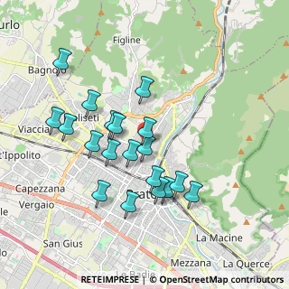 Mappa Via Pagli Rolando, 59100 Prato PO, Italia (1.74053)