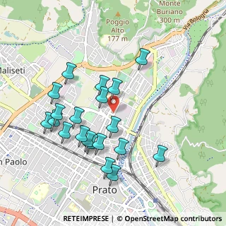 Mappa Via Anna Maria Enriquez Agnoletti, 59100 Prato PO, Italia (0.9675)
