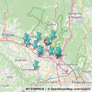 Mappa Via Anna Maria Enriquez Agnoletti, 59100 Prato PO, Italia (5.38308)
