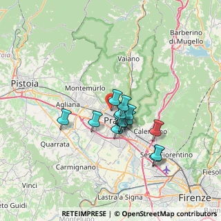 Mappa Via Ciliani sulla Vella, 59100 Prato PO, Italia (5.11929)