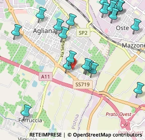 Mappa Piazza Don Bianchi, 51031 Agliana PT, Italia (1.325)