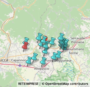 Mappa 51017 Pescia PT, Italia (5.801)