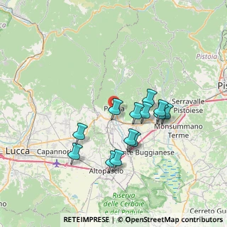 Mappa 51017 Pescia PT, Italia (6.58077)