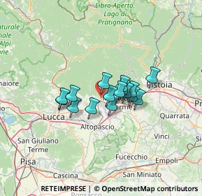 Mappa 51017 Pescia PT, Italia (8.585)